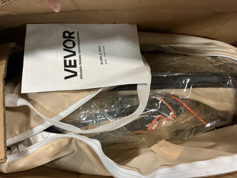 Condition photo showing Good Condition for VEVOR Pop Up Bubble Tent Clear 10x9.2/15x13.8/11x10.2/12x11.1ft Weatherproof