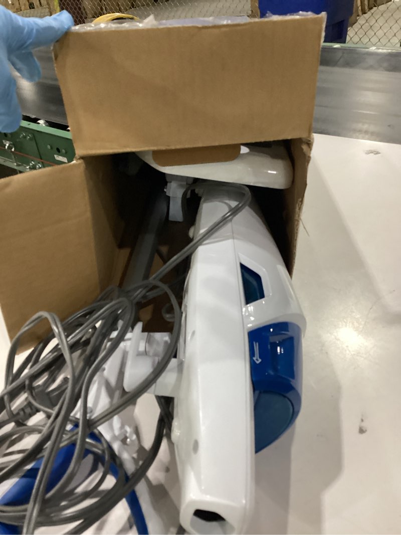 Condition photo showing As Is for NOT TESTED Bissell Power Fresh Steam Mop with Natural Sanitization, Floor Steamer, Tile Cleaner, and Hard Wood Floor Cleaner with Flip-Down Easy Scrubber, 1940A PowerFresh Steam Mop