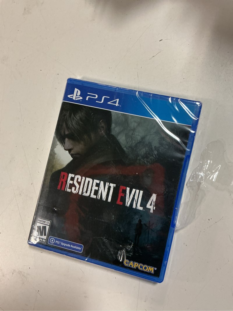 Condition photo showing New/Like New for resident evil 4 - playstation 4