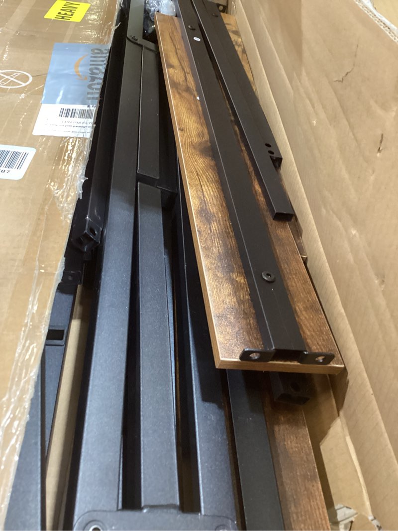 Condition photo showing As Is for queen bed frame no box spring