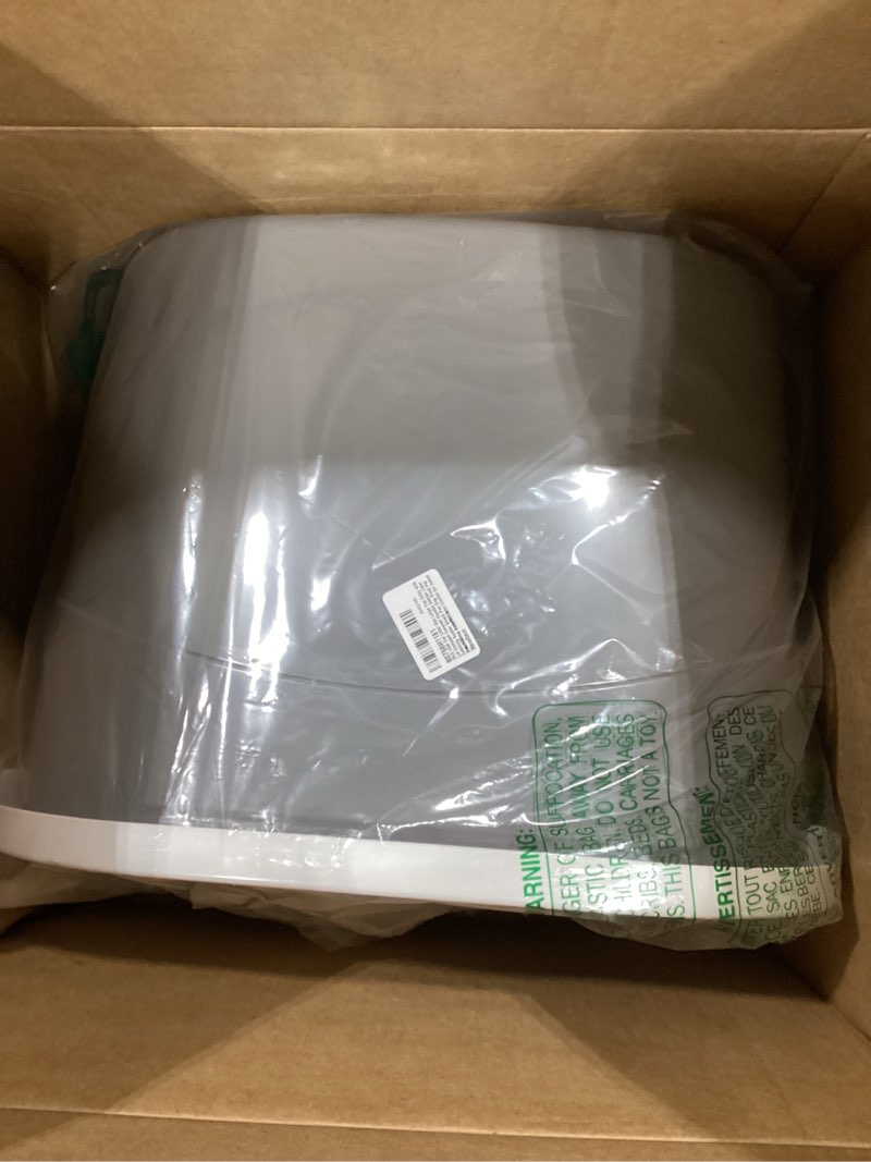 Condition photo showing Good Condition for iris usa cat litter box large top entry with lid enclosed covered hooded design litter catching scatter shield pan dog proof pet proof scoop included odor control for indoor cats kittens gray/white oval gray w/ scoop