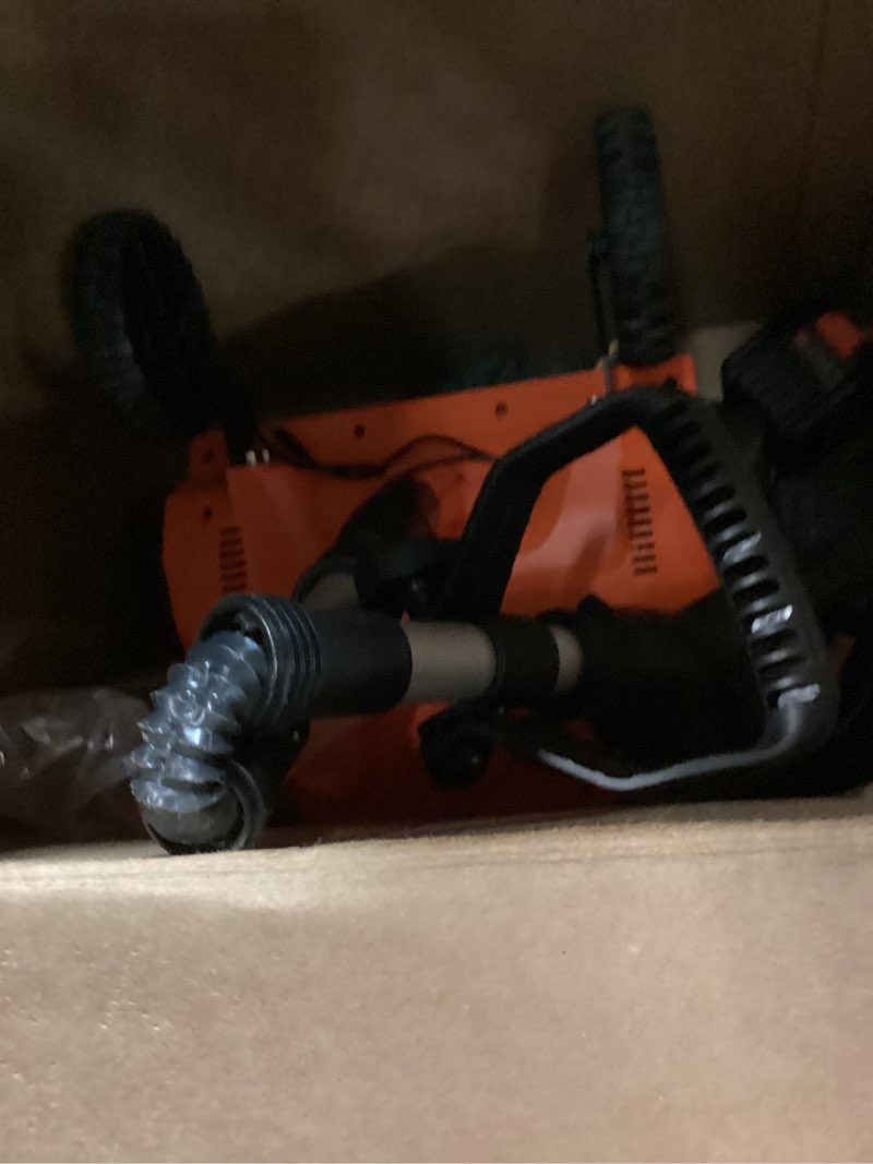 Condition photo showing Good Condition for SuperHandy Cordless Snow Shovel, 20V 2Ah Electric Snow Thrower - Lightweight, 10"x5" Clearing Path, 25 ft Throwing Distance, 300 lbs/Min Snow Capacity (2025)