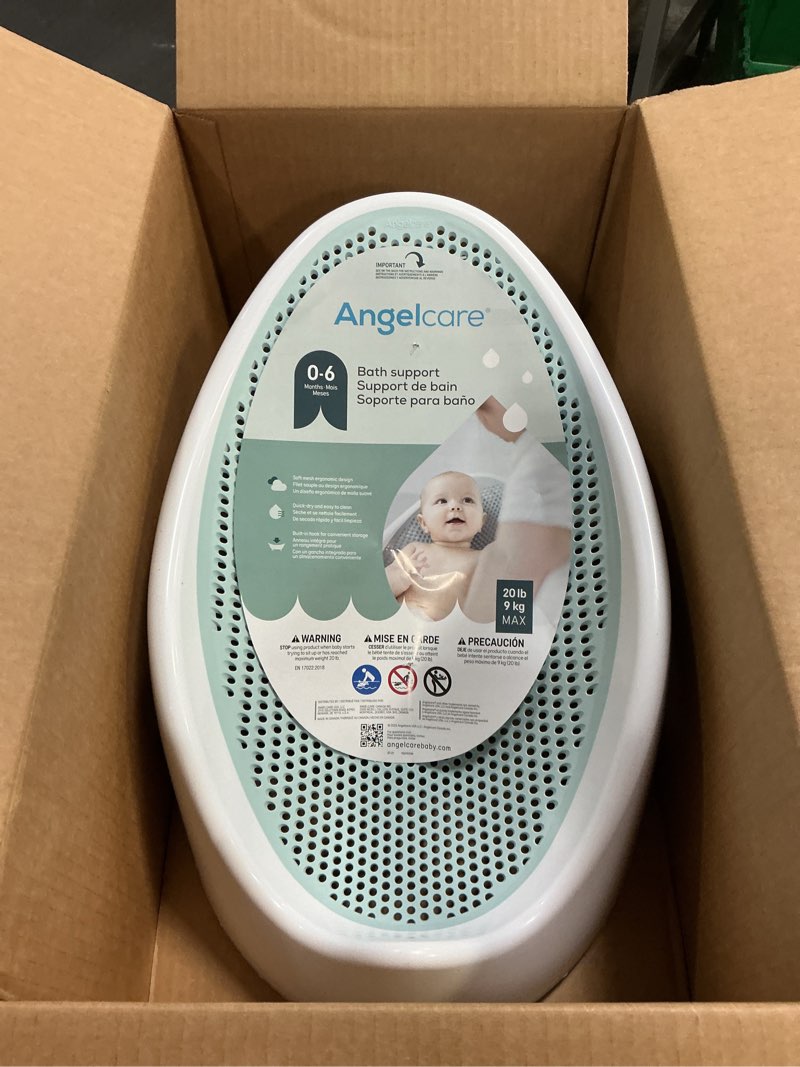 Condition photo showing Good Condition for Angelcare Baby Bath Support (Aqua) | Ideal for Babies Less Than 6 Months Old Bath Support Blue