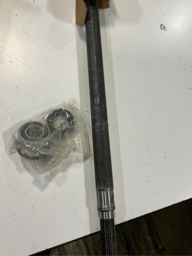 Condition photo showing As Is for 10l0l golf cart rear axle shaft for yamaha g16 g19 g22 | passenger side, 1996-2008 and drive 2015-up, oem jr1-g6512-00-00, bearing seal kit