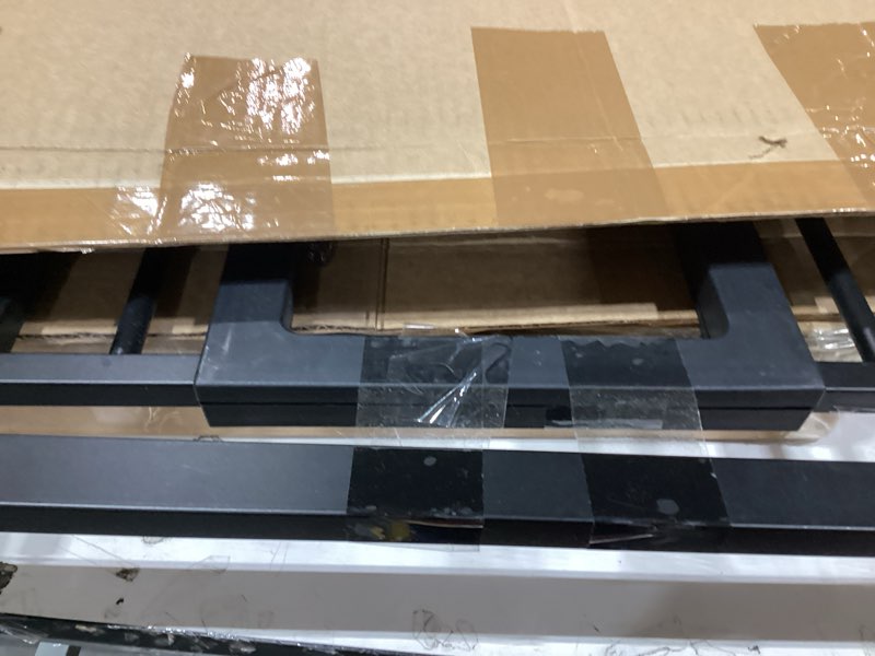 Condition photo showing New/Like New for Babelio Upgraded Baby Gate with Cat Door, 29-43" Auto Close Durable Dog Gate for Stairs, Doorways and House, Easy Walk Thru Safety Gate with Pet Door Includes 4 Wall Cups, Black Black 29-43" Wide, 30" Tall