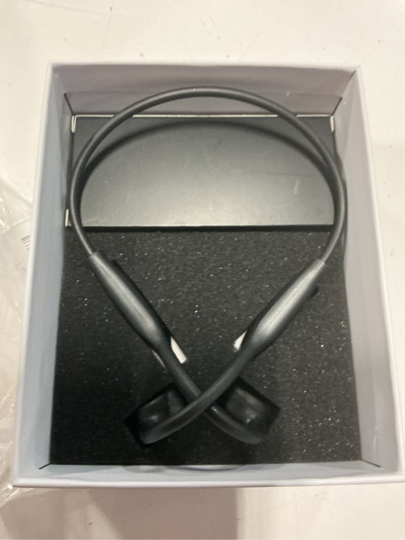 Condition photo showing Good Condition for bone conduction headphones,bluetooth v6.0 bone conduction earbuds with mic,open ear headphones 12hrs playtime,wireless ipx5 waterproof sport headphone for running (obsidian black)