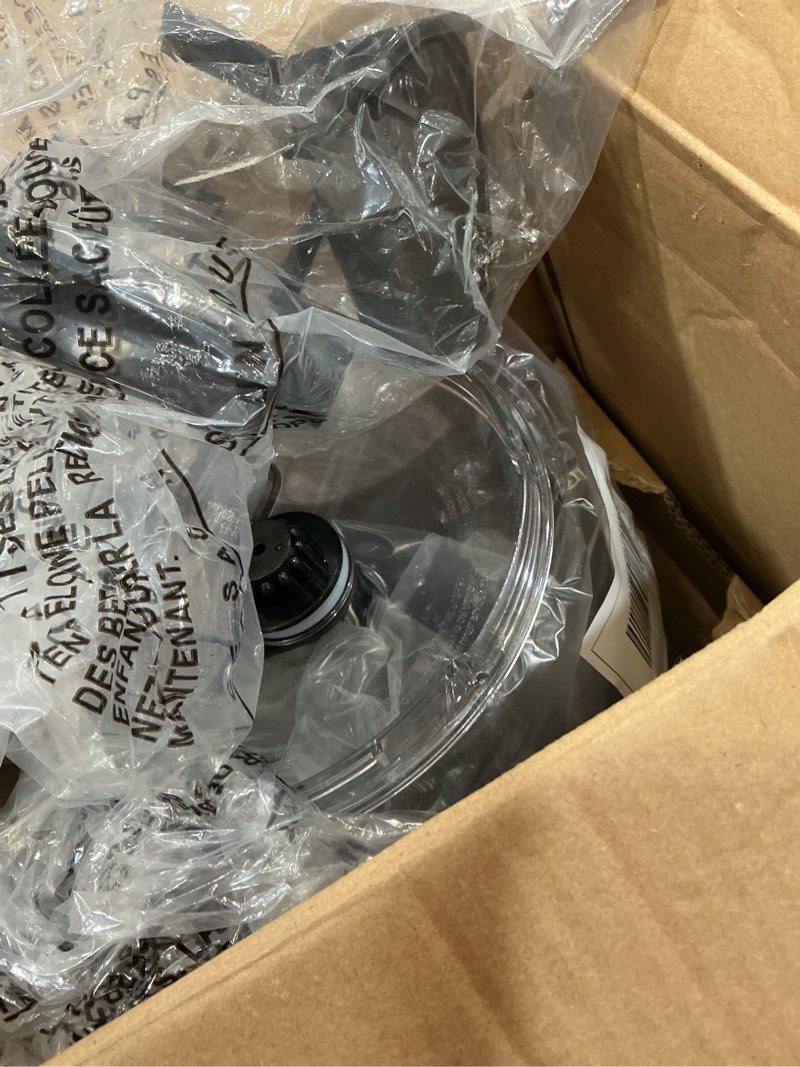 Condition photo showing As Is for hamilton beach bowl scraper 10 cup food processor - black 70730