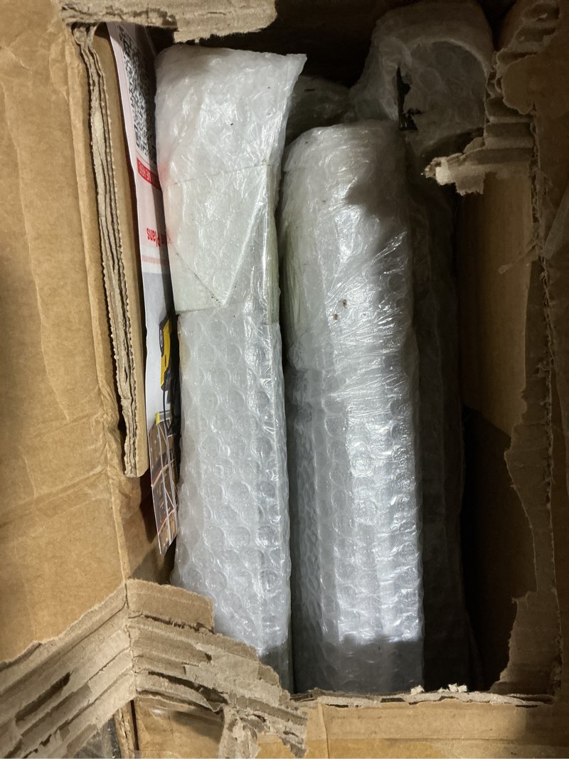 Condition photo showing As Is for 4PCS Shipping Container Shelving Brackets, 1100 LBS Capacity, 3-Tier 22 in D x 60 in H Hanging Type Steel Shipping Cargo Shelves Rack, D-Ring Mount for Cargo/Garage/Workshop Storage, Heavy Duty 4 - Pack Black