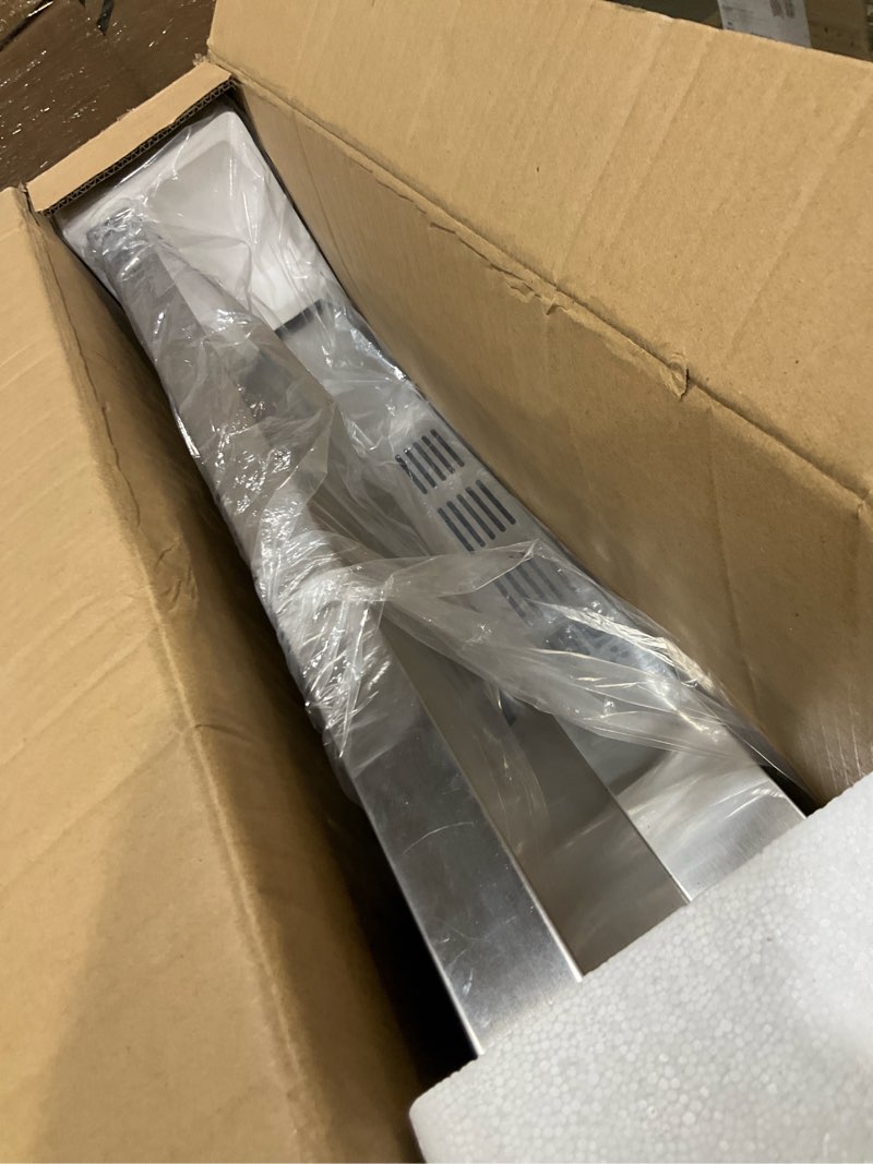Condition photo showing Good Condition for 30 inch stainless steel under cabinet range hood, slim kitchen vent hood ducted/ductless convertible with 2 speed exhaust fan, 3-layer aluminum filters,led lights