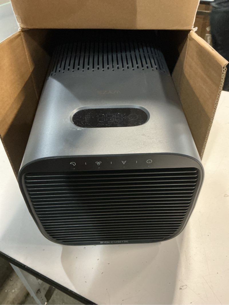 Condition photo showing Good Condition for wyze air purifier with formaldehyde filter (premium), for home, 21db quiet, hepa 13, elimination of common pollutants, remove formaldehyde, odors, smoke, pollen, dust, smart wifi alexa google, black