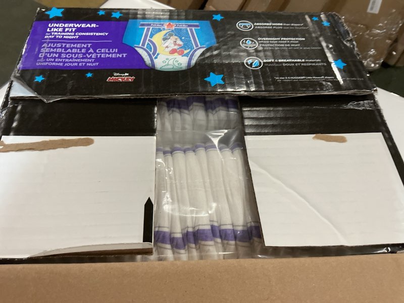 Condition photo showing New/Like New for Pull-Ups Boys' Night-Time Potty Training Pants, Size 3T-4T Overnight Training Underwear (32-40 lbs), 60 Ct 3T / 4T 60