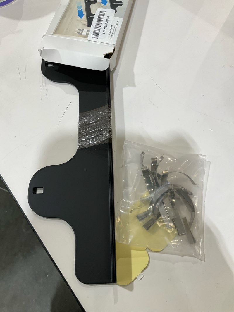 Condition photo showing Good Condition for Stove Gap Covers - 304 Stainless Steel Oven Side Gap Filler, 2 Pack Stove Gap Filler Retractable Length 13.8" to 27.5", Spring Clip Design Fitting Gap Strong Guard Between Stove Top & Counter - Black 13.8" to 27.5" Retractable Black