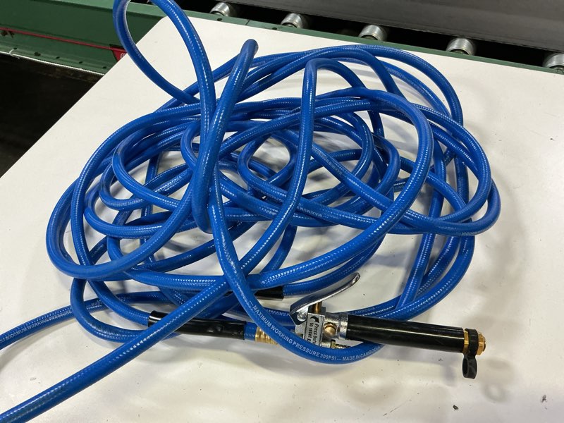 Condition photo showing As Is for kobalt 3/8-in x 50-ft pvc 300-psi air compressor hose sgy-air63jh