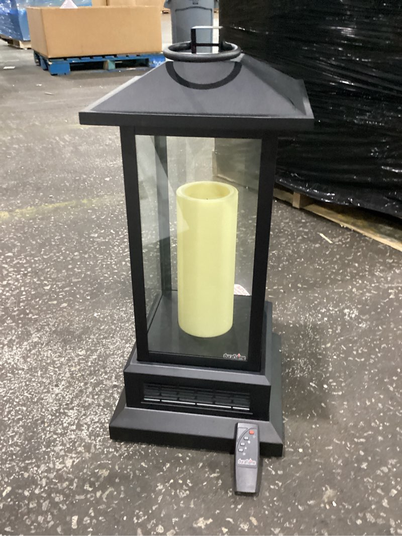 Condition photo showing New/Like New for 29” duraflame® infrared quartz electric lantern heater
