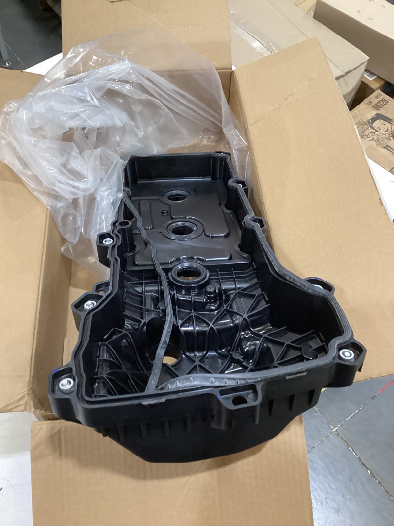 Condition photo showing Good Condition for left engine valve cover for ford 11-19 explorer 15-17 f-150 11-18 edge 3.5l with gasket set replace# br3z-6582-r, br3z-6582-m, br3z-6582-p, br3z-6582-e