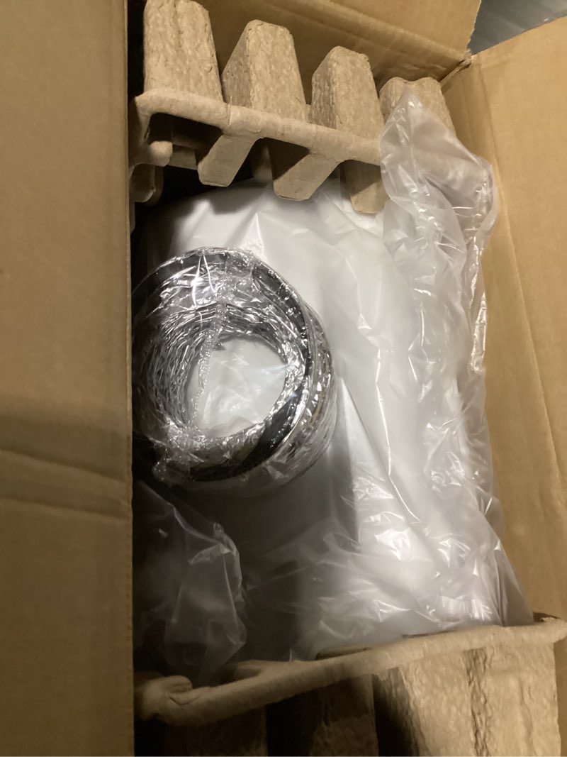 Condition photo showing As Is for 4-in-1 bathroom exhaust fan with dual-mode heater and led light, 110 cfm quiet ceiling vent fan, 1300w heating power, 1.0 sone ultra silent bath fan with light, ventilation, and remote control white-1300w