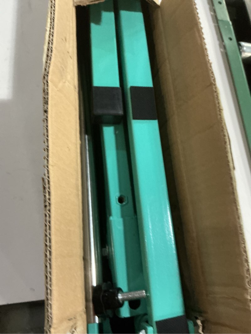 Condition photo showing As Is for MARFULA Foldable Gymnastic Bar for Kids Ages 3-12, 9 Height Levels, 200 lbs Weight Capacity, 5 Ft Length Gymnastic Kip Bar with Mat, Gymnastic Equipment for Home and Gym Center Indoor Outdoor Use Kip Bar Without Mat Teal