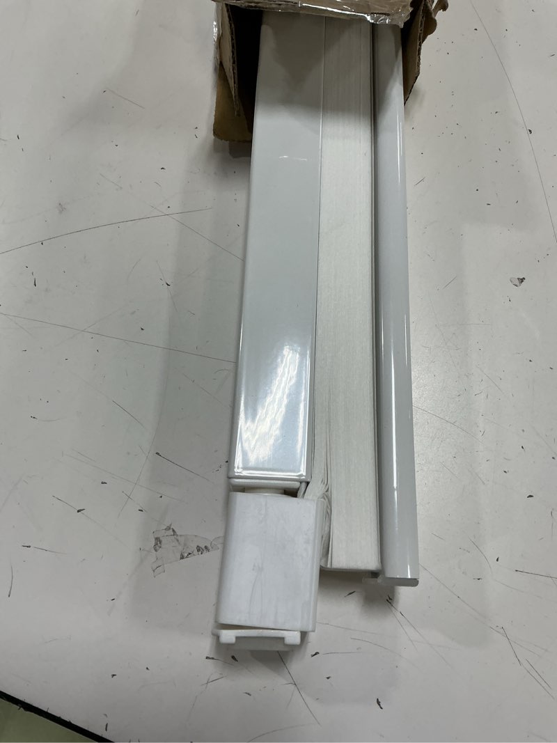 Condition photo showing Good Condition for blindsavenue cellular honeycomb cordless polyester shade, 9/16" single cell, light filtering, white, size: 30" w x 48" h white 30"w x 48"h