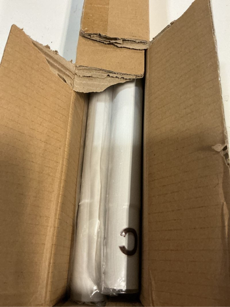 Condition photo showing Good Condition for ALLZONE Tension Curtain Rod for Window, 83-123 Inches, Heavy Duty Curtain Rods No Drilling, Non-Slip Bathroom Shower Tension Rod, Renter Friendly, Adjustable, Spring Loaded, Extra Long, White White 83-123 Inches