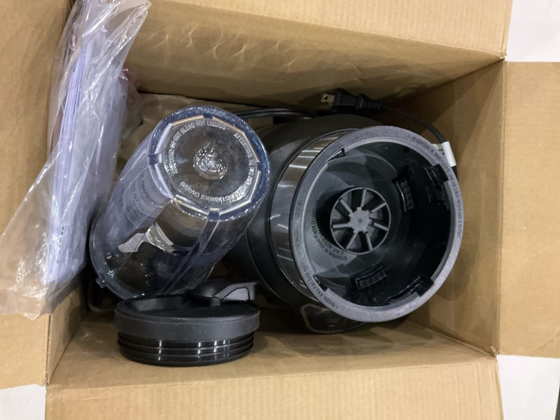 Condition photo showing New/Like New for Ninja | Blender | Nutri Pro | Single Serve | For Smoothies, Salsa, Shakes and Frozen Drinks | Includes 2 Smoothie Cups & Lids | Crushes Ice, Fruit & Veggies |Silver | BN401 Auto Blend