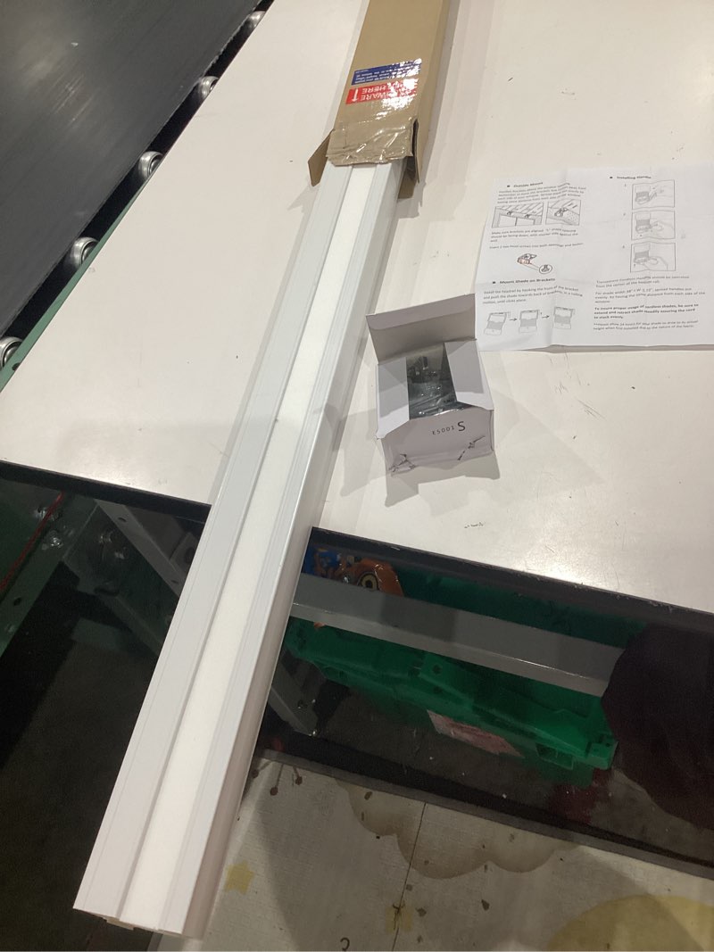 Condition photo showing Good Condition for home decorators snow drift cordless light filtering cellular shade
