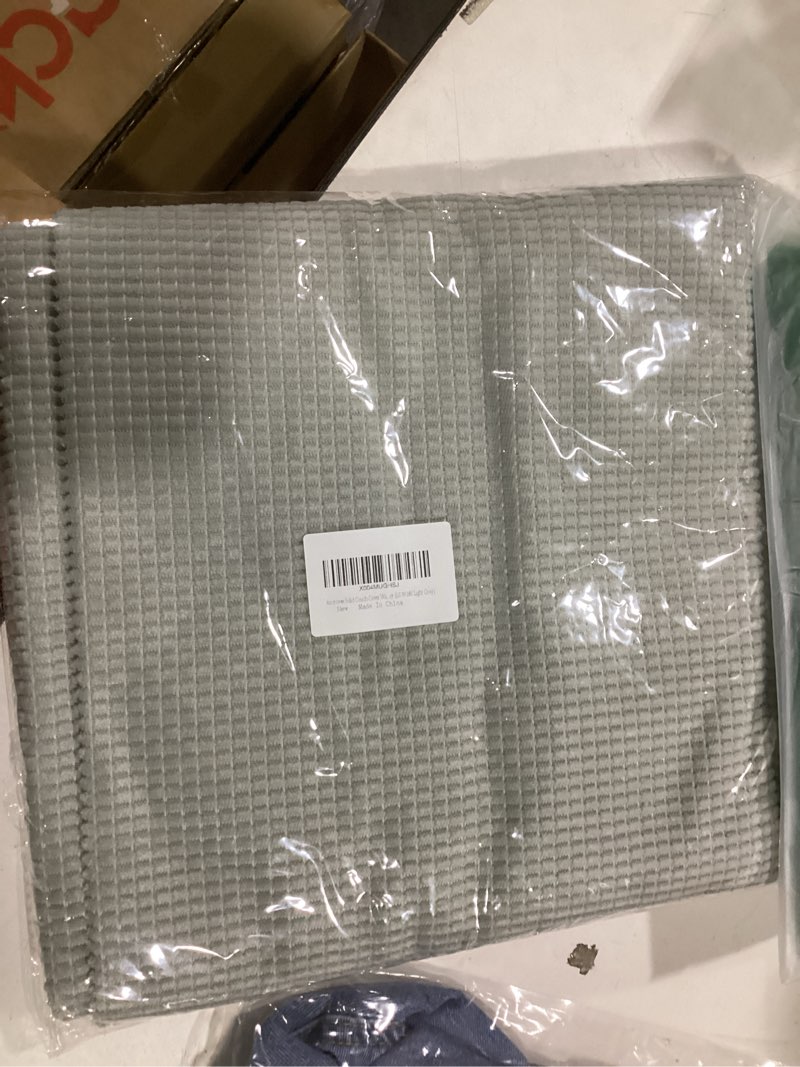 Condition photo showing Good Condition for Solid Couch Cover Washable, Non Slip Sectional Sofa Covers for 3 Cushion Couch Sofa L Sharped Sofa Slipcover for Pets, Furniture Protector (1 PCS 36"x70" Light Grey) 1pc/36"x70"/Seat Cover Light Grey