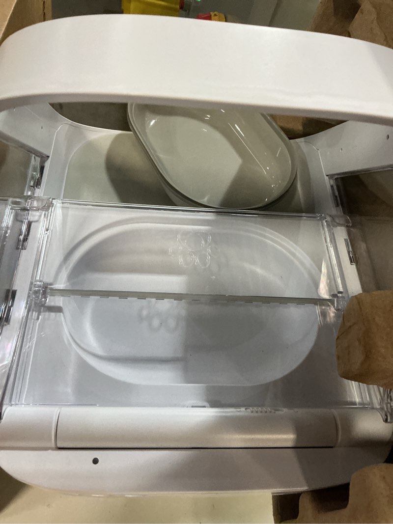 Condition photo showing As Is for sure petcare -sureflap - surefeed - microchip pet feeder - selective-automatic pet feeder makes meal times stress-free, suitable for both wet and dry food - mpf001 standard version