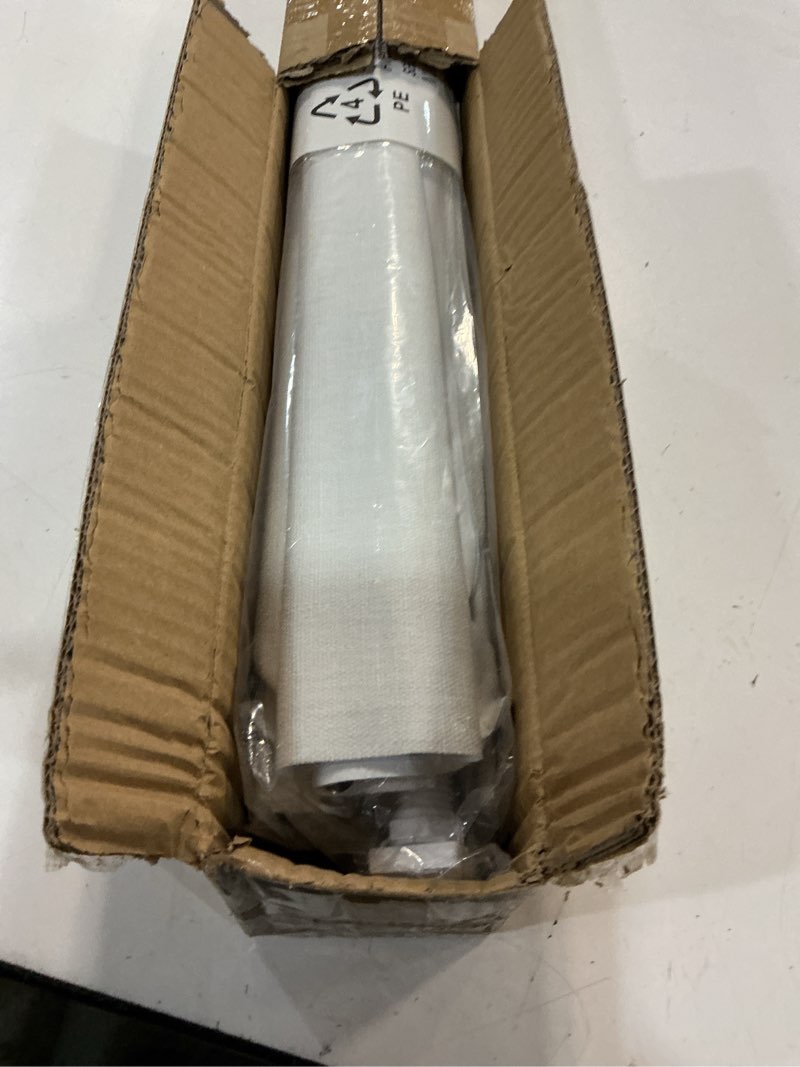 Condition photo showing Good Condition for 100% blackout no tools no drill cordless roman shades for windows, size 33 3/4" w × 60" h (for windows 34" w × 60" h) blackout - off-white blackout - off-white 34" w × 60" h