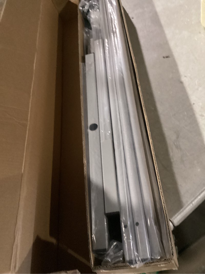 Condition photo showing New/Like New for rantila indoor room divider, portable office divider, room divider wall screen 2 large panel, folding partition privacy screen walls dividers for room separator 142" w x 71" h,gray grey 2 large panels