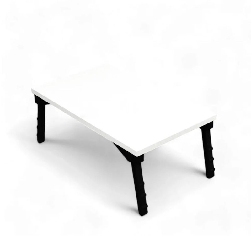 LAPTOP TABLE WITH PLASTIC LEG-WHITE