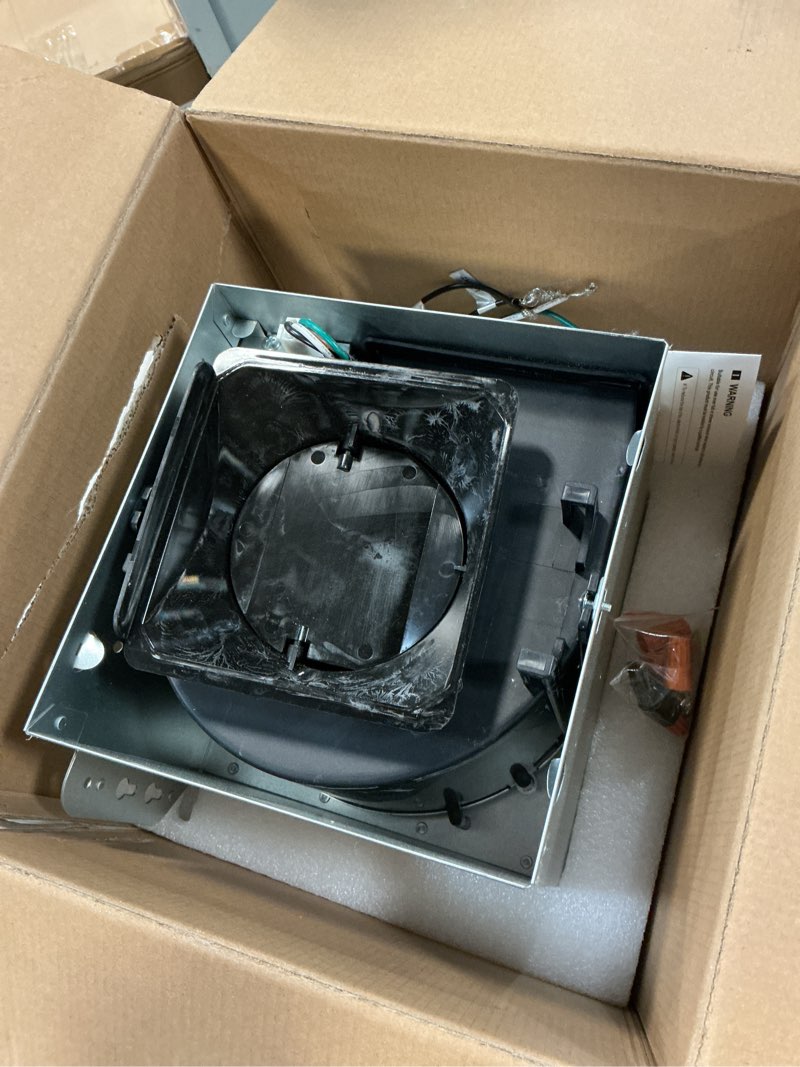 Condition photo showing Good Condition for Fitop Bathroom Exhaust Fan with Light, 110 CFM 43W 1200LM Ceiling Mount Shower Ventilation Exhaust with Light, 1.0 Sones Bathroom Vent with Light, Bathroom Fan LED Light 3000K/4000K/5000K White