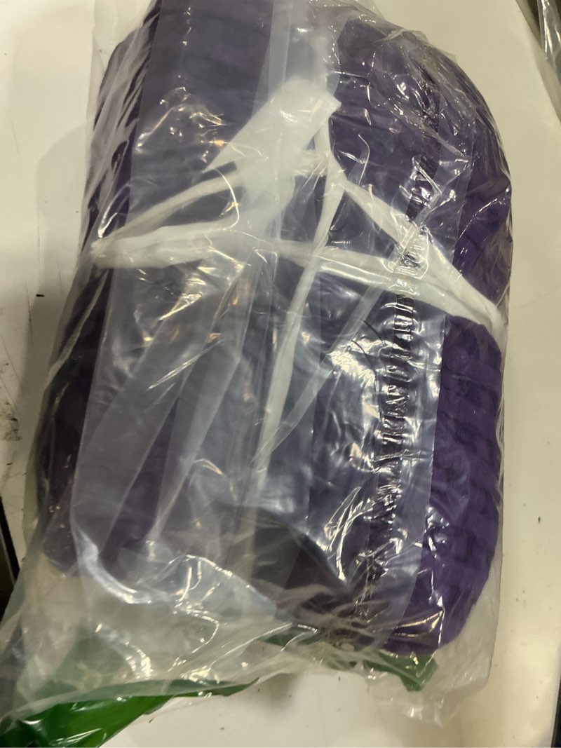 Condition photo showing Good Condition for bedsure cooling cotton waffle weave throw blanket - lightweight breathable blanket of rayon derived from bamboo for hot sleepers, luxury throws for bed, couch and sofa, purple, 50x70 inches throw xl (50" x 70") purple