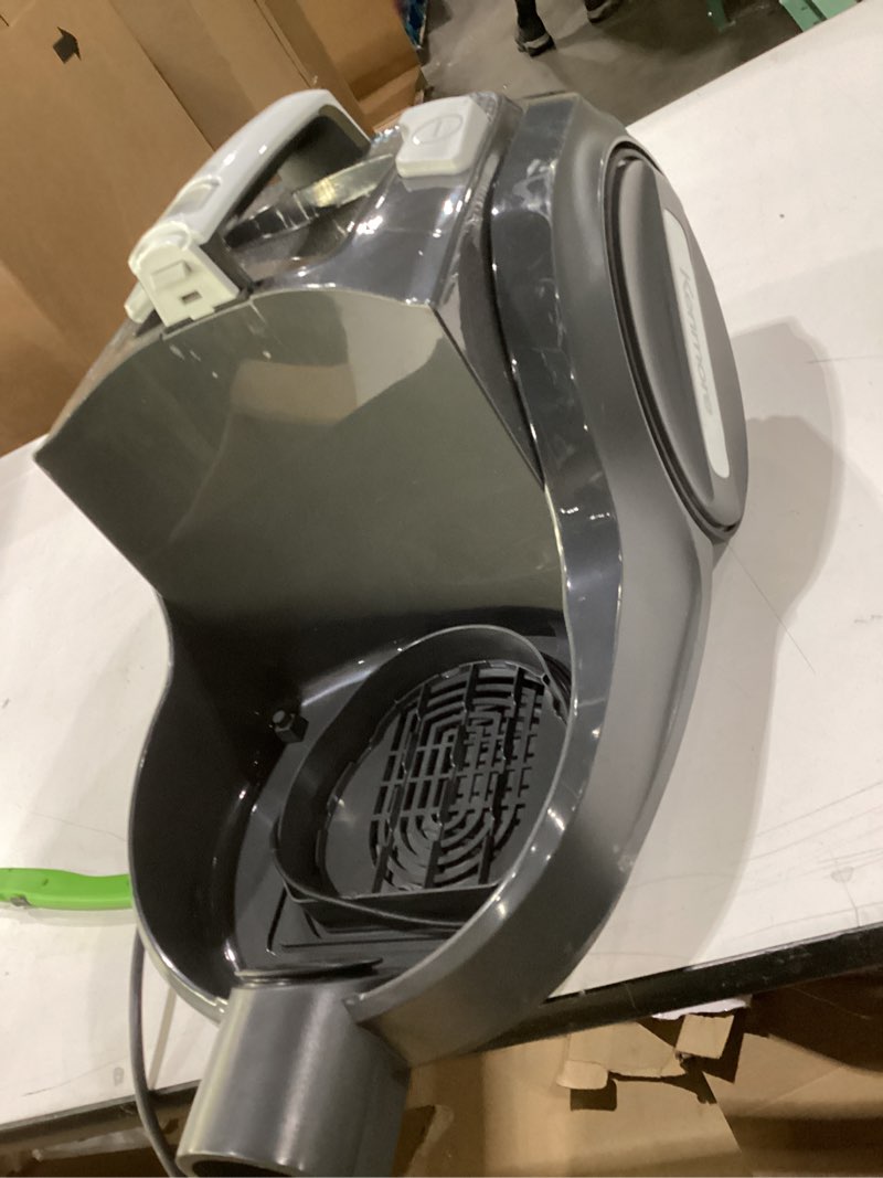 Condition photo showing As Is for Missing pieces Kenmore DC5070 500 Series Bagless Canister Vacuum with Hair Eliminator Brushroll?2-Motor Cyclonic Technology, HEPA Filtration & 24' Auto Cord Rewind for Pet, Carpets, Hard Floors, Stairs, White Hair Eliminator Bagless Canister