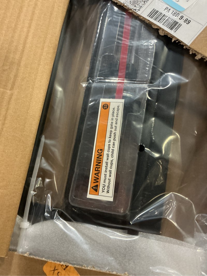 Condition photo showing Good Condition for InnoTruth 28.9-49" Baby Gate for Stairs, 30" Tall Extra Wide Pet Gates for Doorways One-Hand Opening, Easy Walk Thru Dual Lock Dog Gates for the House, Hallways, Rooms, Easy Install Toddler Gate,Black