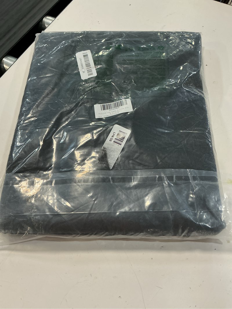 Condition photo showing New/Like New for nicetown wide drapes for sliding glass door, window treatments for patio doors, grommet thermal insulated blackout curtains (1 piece, black, 70 by 72-inch) black 70"w x 72"l (pack of 1)