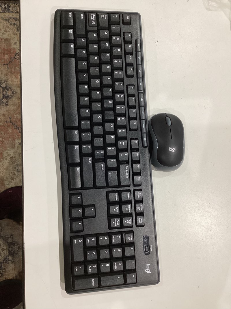 Condition photo showing Good Condition for logitech mk270 wireless keyboard and mouse combo for windows, 2.4 ghz wireless, compact mouse, 8 multimedia and shortcut keys, 2-year battery life, for pc, laptop - black