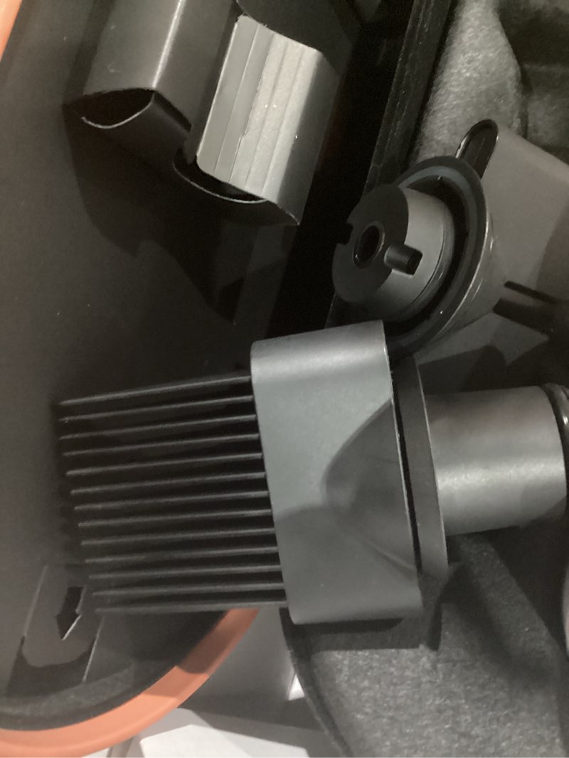 Condition photo showing As Is for slopehill professional ionic hair dryer, powerful 1800w fast drying low noise blow dryer with 2 concentrator nozzle 1 diffuser attachments for home salon travel grey