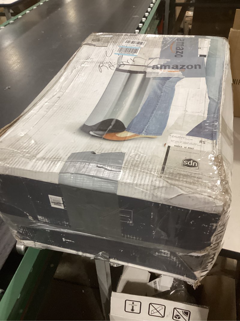 simplehuman 30 Liter / 8 Gallon Butterfly Lid Kitchen Step Trash Can, Brushed Stainless Steel