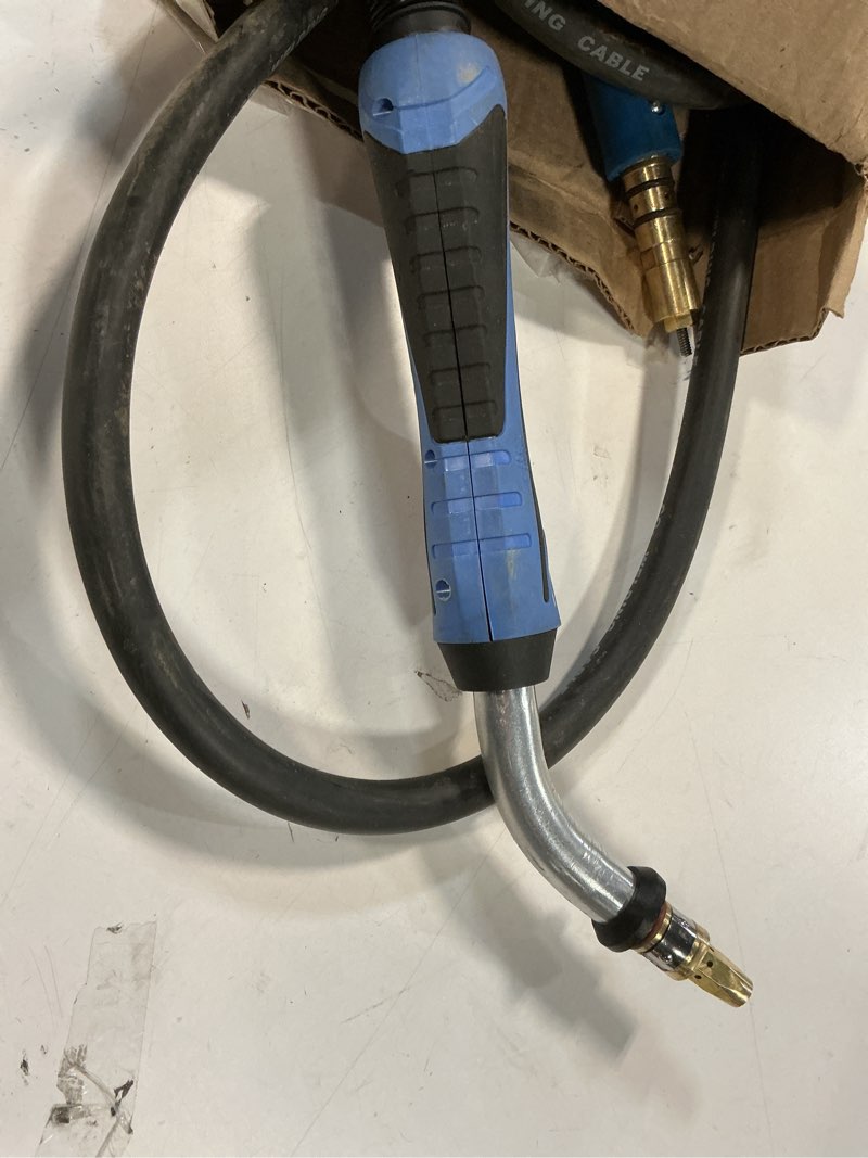 Condition photo showing As Is for MIG Welding Gun Torch Stinger fits Miller M25 M-25 169598 Millermatic 200 210 212 250 250X 251 252 250Amp 15ft Miller Welder Replacement with MIG Welding Gun Kit .030" .035" 45" Tip-Nozzle-Diffuser