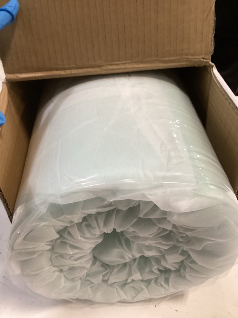 Condition photo showing New/Like New for LINENSPA Memory Foam Mattress Topper - 2 Inch Gel Infused Memory Foam - Plush Feel - Cooling and Pressure Relieving - CertiPUR Certified - Dorm Room Essentials - Twin Size Twin 2 Inch Classic Gel