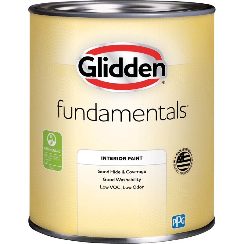 Glidden Fundamentals 1 Quart Tintable Base 3 Flat Interior Paint