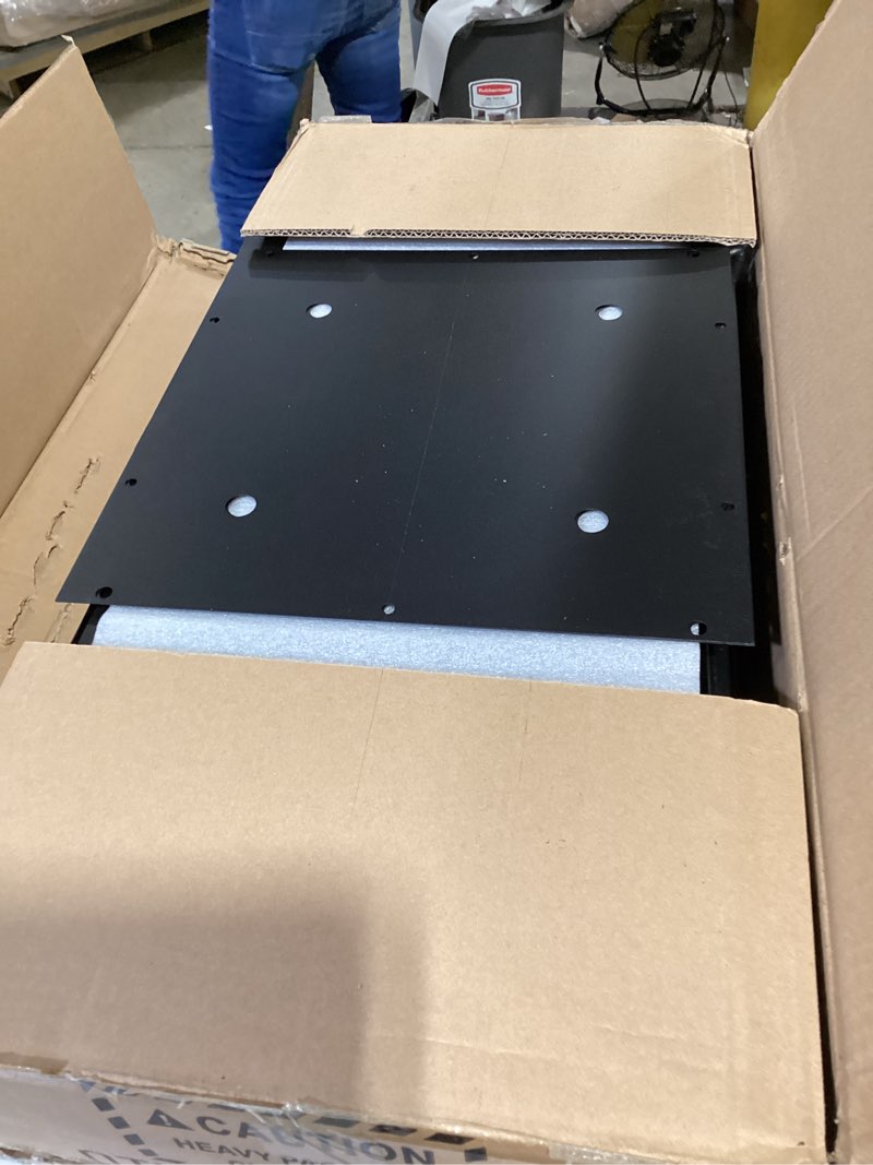Condition photo showing New/Like New for vgmiu metal planter box 38.2''l x 13''w x 30''h rectangle planters for outdoor plants large black rectangular planter with felt bag & drainage holes for indoor or outdoor flower garden porch patio 38.2" l x 13" w x 30" h black