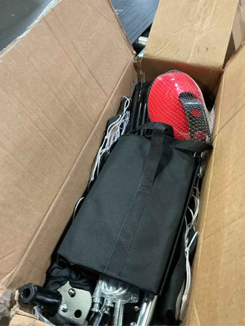 Condition photo showing Good Condition for storgem soccer goal,soccer net,soccer goals for backyard,with bow frame,collapsible metal base and 15 training cones 6x4ft