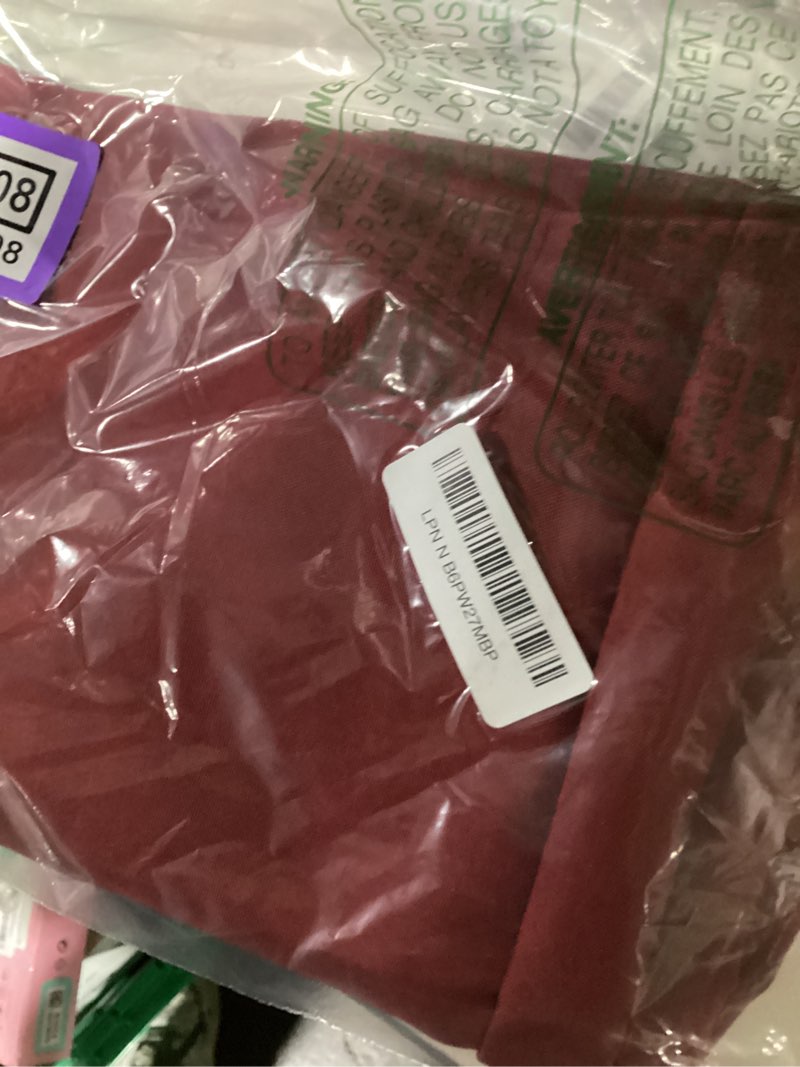 Condition photo showing Good Condition for sqodok patio cushion covers, waterproof outdoor cushion covers replacement, patio cushion seat slicovers for sectional sofa, chair, outdoor wicker patio sofa (dark red, 22"x22"x3"-2 pack-cover only) burgundy 22"x22"x3"-2 pack-cover only