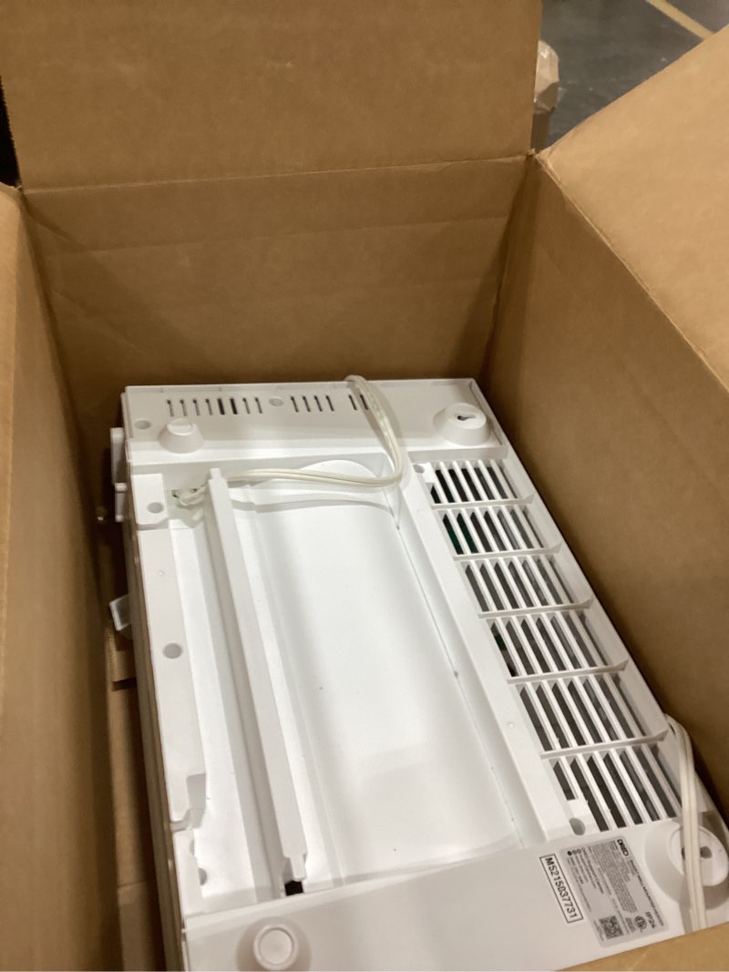 Condition photo showing As Is for Dreo Wall Heater for Bathroom, Smart Space Heaters with ALCI Plug, 1500W, 120° Vertical Oscillation, Adjustable Thermostat, 24H Timer, Easy Installation Electric Heater for Indoor use, Bedroom, Office White ALCI Plug