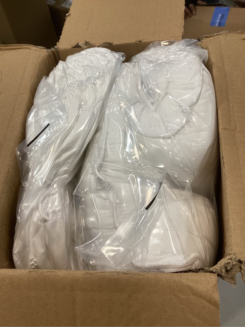 Condition photo showing Good Condition for Amazon Basics Down Alternative Bed Pillows, Medium Density For Back and Side Sleepers, King, 2-Pack, White, 36 in L x 20 in W King (Pack of 2) Medium Pillow