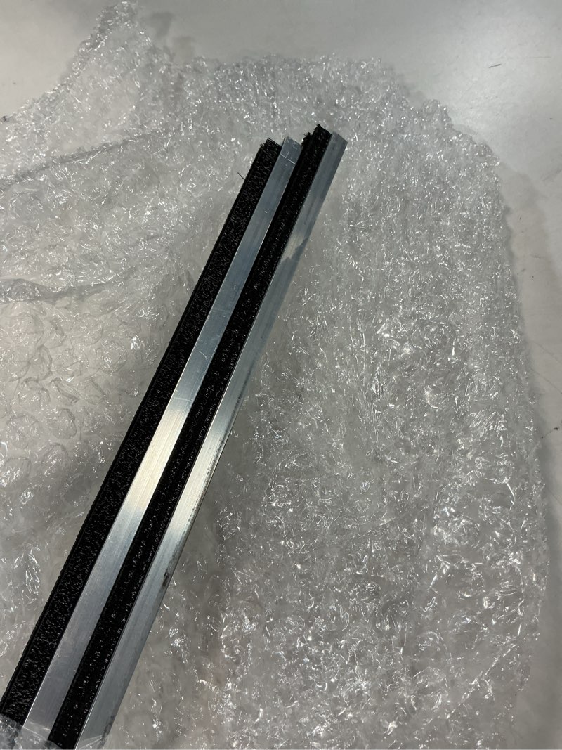 Condition photo showing Good Condition for 4 Pcs 42 Inch Commercial Door Weather Stripping 1/2" W x 9/32" H Astragal Weatherstripping for Commercial Entrance Door Seal