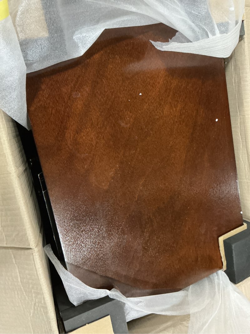 Condition photo showing Good Condition for Signature Design by Ashley Alisdair Traditional 2 Drawer Nightstand, 23.75" Tall, Dark Brown Brown Nightstand