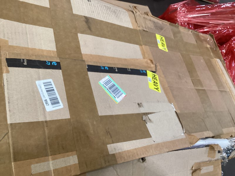 Condition photo showing As Is for 72" H×47" W Metal Privacy Screen Outdoor Privacy Screen Freestanding, Outdoor Privacy Screens and Pa