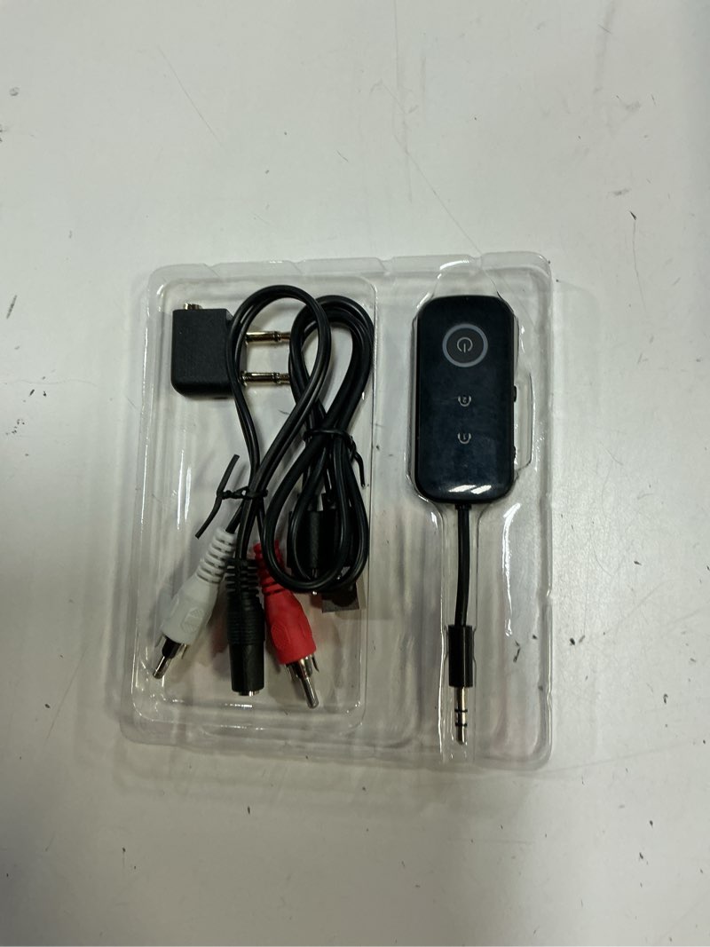 Condition photo showing Good Condition for premium pro bluetooth 5.4 transmitter receiver,airplane audio adapter,wireless transmitter for tv/travel flight,airline,gym.compatible with 2 airpods/headphones,bluetooth receiver for car/home stereo black